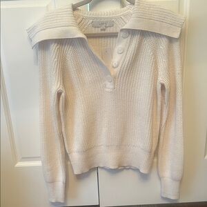LOFT Women's Cream Sweater